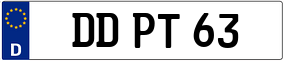 Truck License Plate